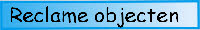 reclame objecten